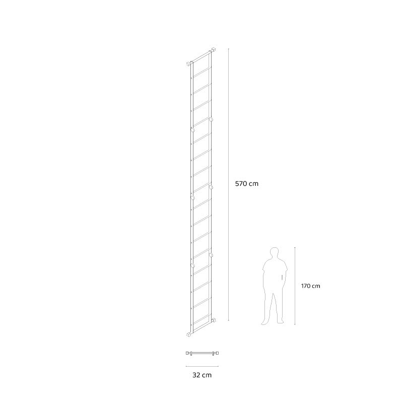 Escala Articulada Multiuso 4×5 (5.7m)